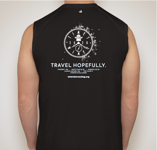 2020 Timey Wimey Event - The Vortex Challenge! Fundraiser - unisex shirt design - back