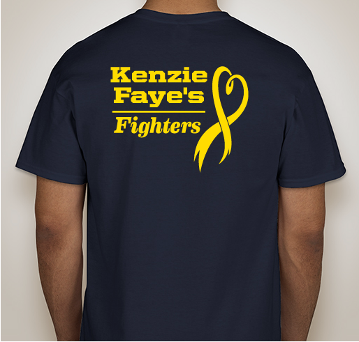 Kenzie Faye’s Fighters Fundraiser - unisex shirt design - back