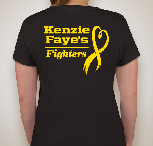Kenzie Faye’s Fighters Fundraiser - unisex shirt design - back