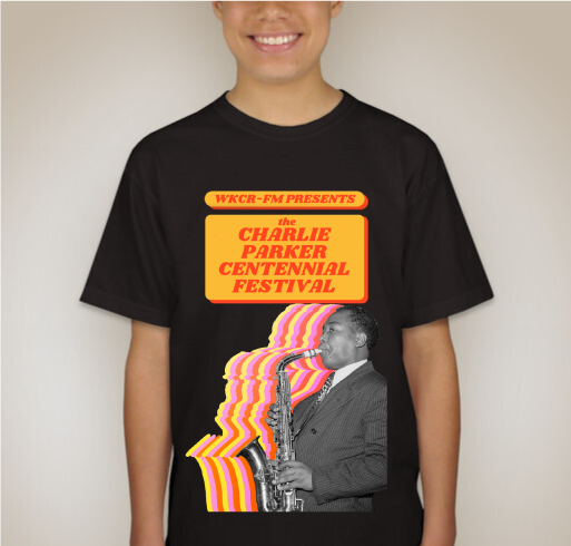 Charlie Parker Centennial B Fundraiser - unisex shirt design - front