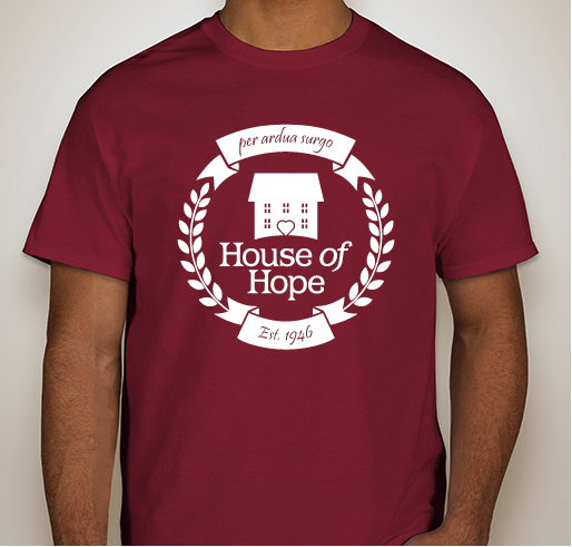 House of Hope Virtual 5k Fundraiser - unisex shirt design - front