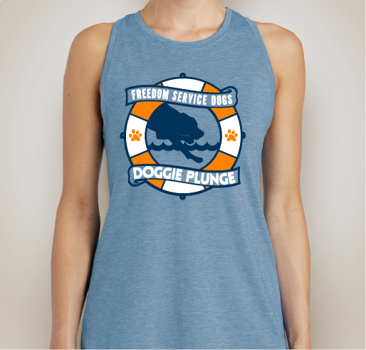 Doggie Plunge 2020! Fundraiser - unisex shirt design - front