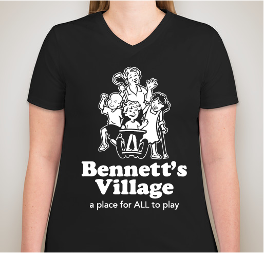 Bennett's Village Fundraiser - unisex shirt design - front