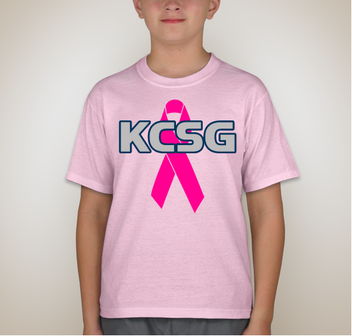 KCSG "Pink Out" Fundraiser - unisex shirt design - front