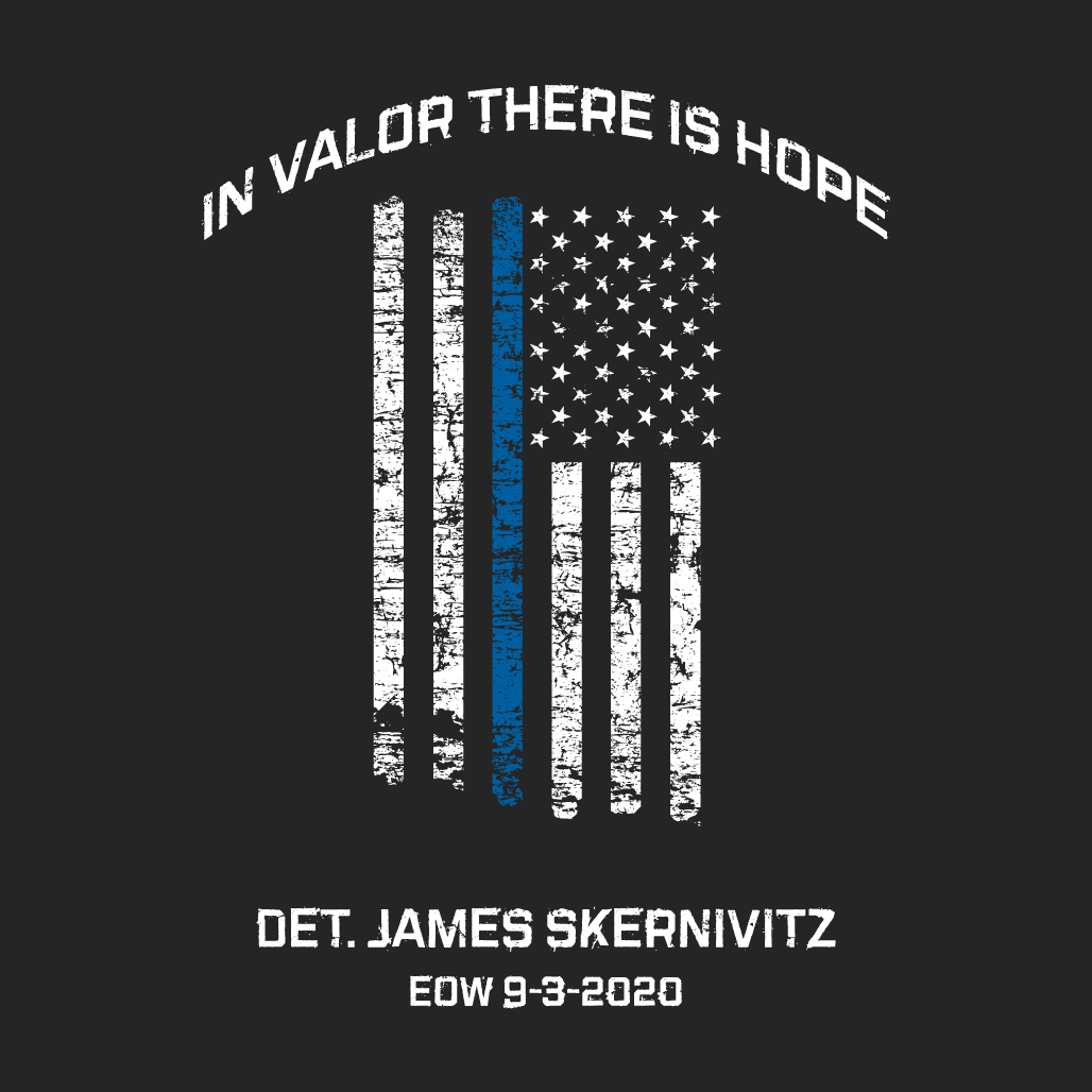 Detective James Skernivitz shirt design - zoomed