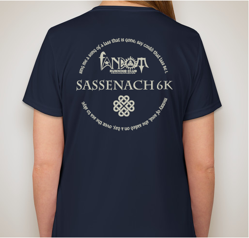FRC Sassenach 6k Fundraiser - unisex shirt design - back