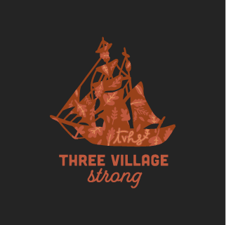 "Three Village Strong" Face Mask featuring the historic whaling ship Daisy shirt design - zoomed