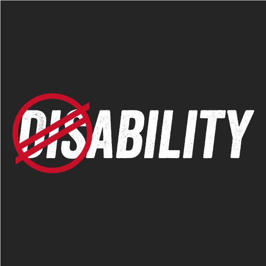 disABILITY shirt design - zoomed