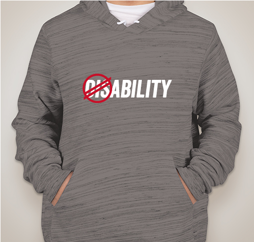 disABILITY Fundraiser - unisex shirt design - front