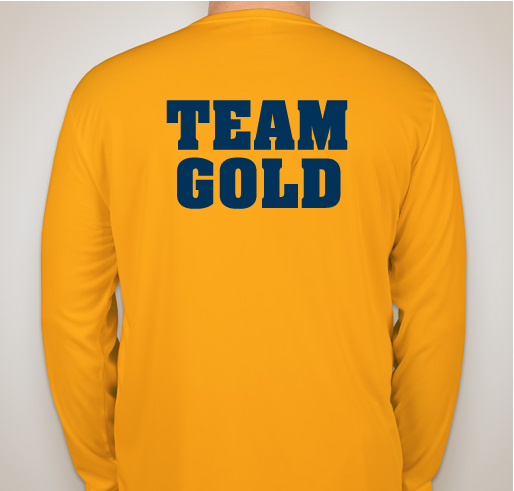 CCS Spirit Wear TEAM GOLD SHIRTS Fundraiser - unisex shirt design - back