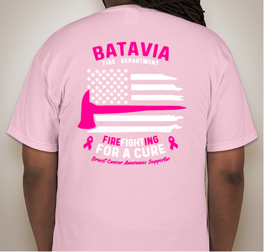 Real Men Wear Pink Fundraiser - unisex shirt design - back