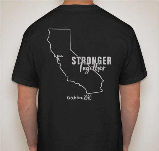 Help Rebuild North Fork Fundraiser - unisex shirt design - back