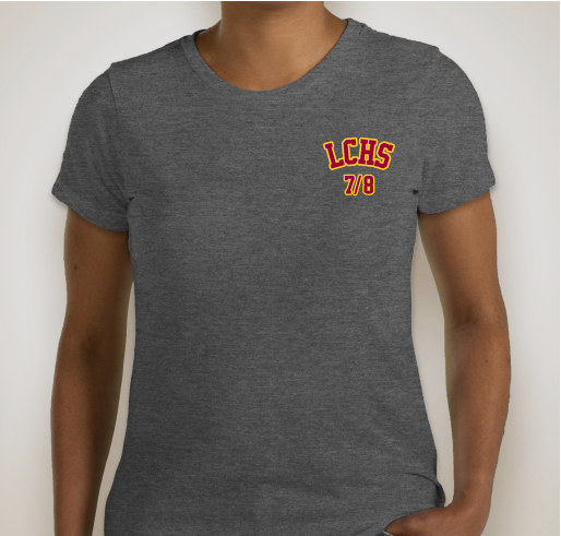 LCHS 7/8 Spirit Wear Fundraiser - unisex shirt design - front