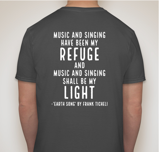 Columbia Chorale 20-21 Fundraiser - unisex shirt design - back