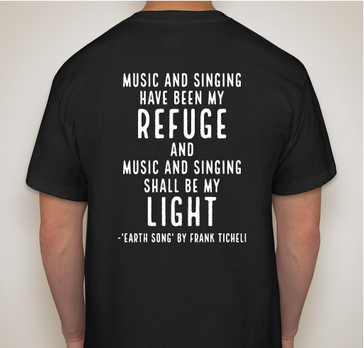 Columbia Chorale 20-21 Fundraiser - unisex shirt design - back
