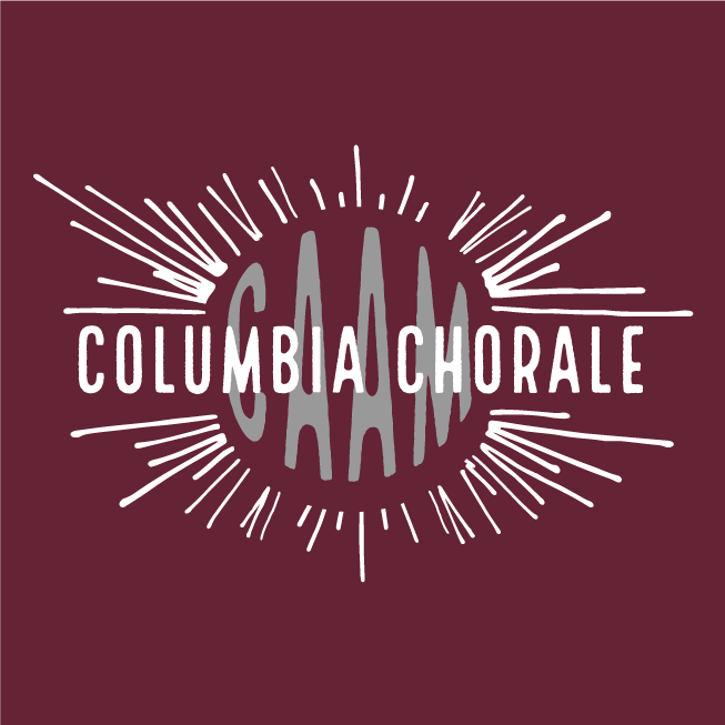 Columbia Chorale 20-21 shirt design - zoomed