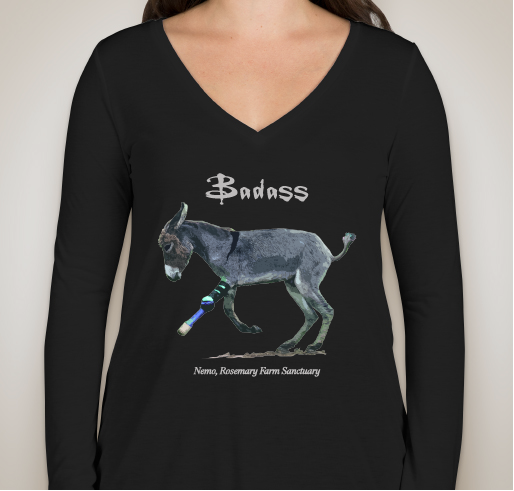 In honor of Nemo - Rosemary Farm Sanctuary Fundraiser - unisex shirt design - front