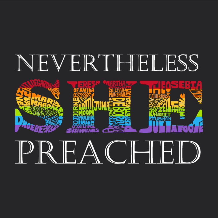 Nevertheless She Preached 2020 shirt design - zoomed