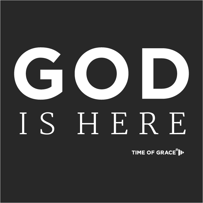 GOD is Here T-Shirt Campaign shirt design - zoomed
