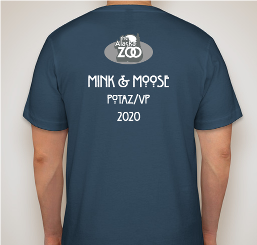Alaska Zoo Presidential Election 2020 Fundraiser - unisex shirt design - back