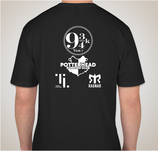 Platform Year 7: 9 3/4k Fundraiser - unisex shirt design - back