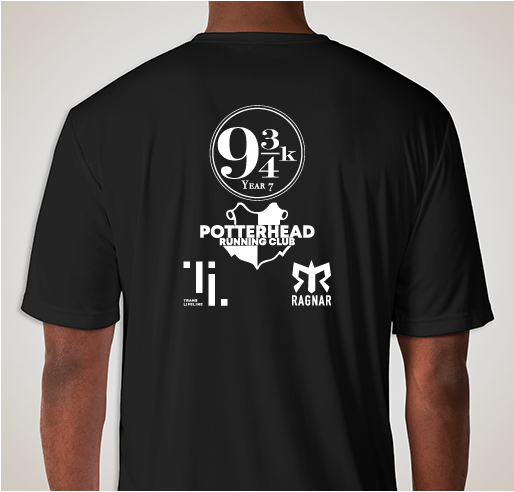 Platform Year 7: 9 3/4k Fundraiser - unisex shirt design - back