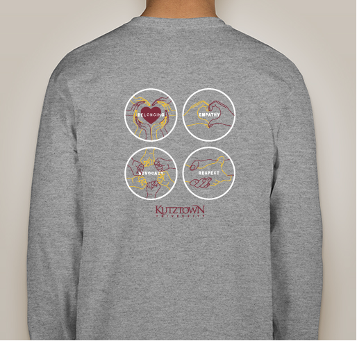 Kutztown University Stronger Together Campaign Fundraiser - unisex shirt design - back