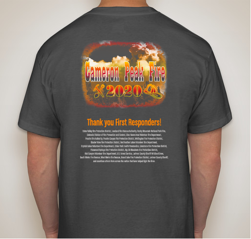 Poudre Canyon Fire District Fundraiser Fundraiser - unisex shirt design - back
