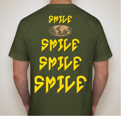 I want you to smile Fundraiser - unisex shirt design - back