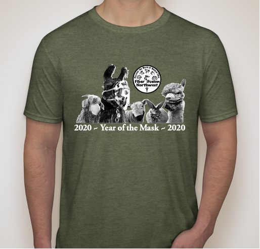 Fiber Fusion Northwest 2020 Shirt Fundraiser Fundraiser - unisex shirt design - front