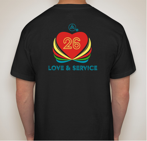 Love & Service 26 - The 26th Anniversary of CMA Fundraiser - unisex shirt design - back