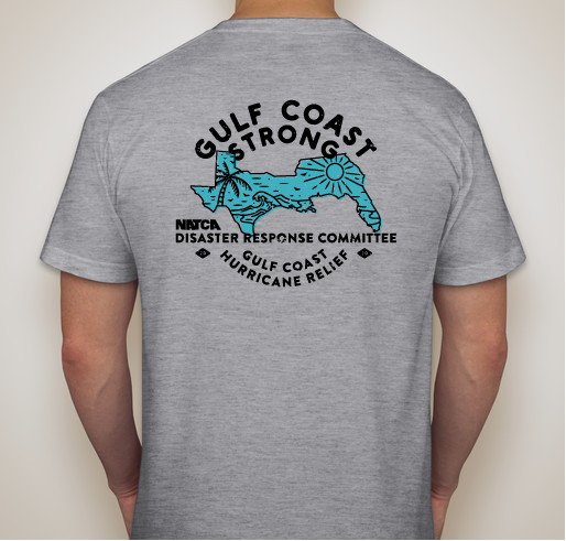 Hurricane response for the Gulf Coast Fundraiser - unisex shirt design - back