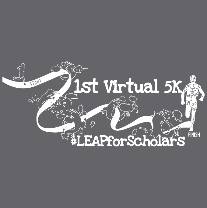 LEAP for Scholars shirt design - zoomed