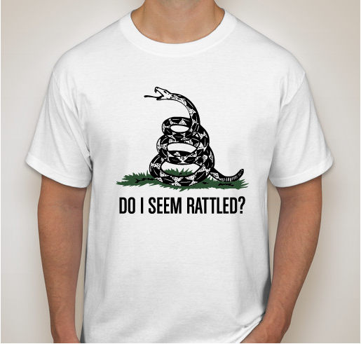 Rattled Fundraiser - unisex shirt design - front