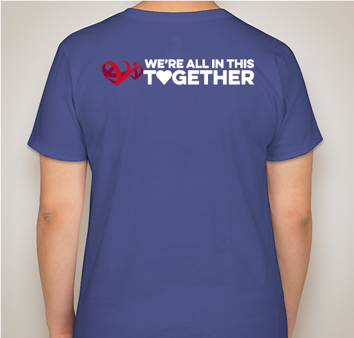 Creating a World of Support Fundraiser - unisex shirt design - back