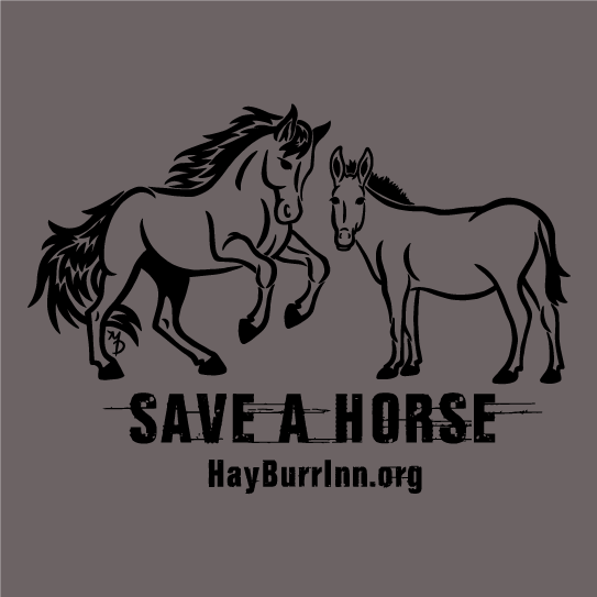 Hay Burr Inn Equine Rescue & Sanctuary shirt design - zoomed