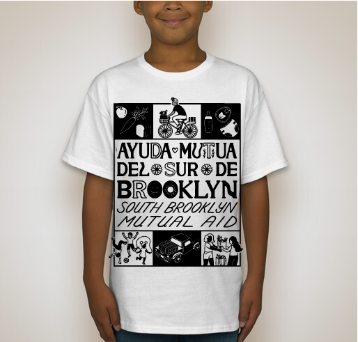 South Brooklyn Mutual Aid Fundraiser T-shirt Fundraiser - unisex shirt design - back