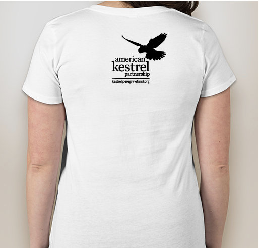 American Kestrel Partnership 2020: Salt Shirts Fundraiser - unisex shirt design - back