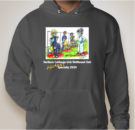 Northern California Irish Wolfhound Club Fundraiser - unisex shirt design - front
