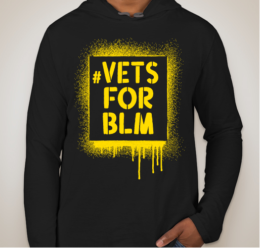 Vets For BLM Fundraiser - unisex shirt design - front