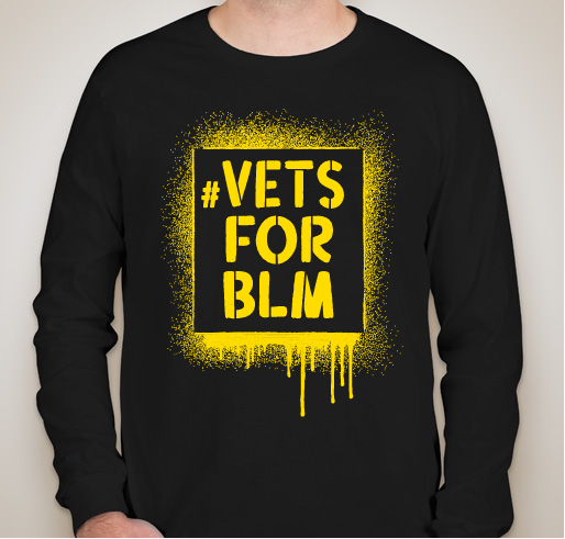 Vets For BLM Fundraiser - unisex shirt design - front
