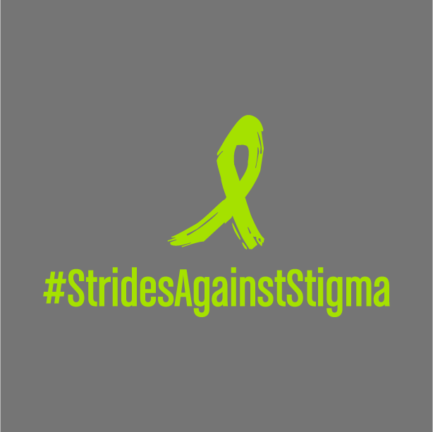 "Strides Against Stigma" Mental Health Event 2020 Fundraiser for NAMI Champaign (IL)--Messenger Bag shirt design - zoomed