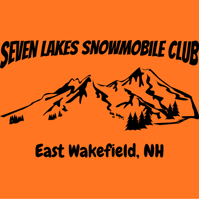 Fall 2020 Seven Lakes Snowmobile Club Clothing shirt design - zoomed