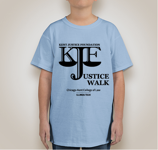KJF Justice Walk shirt design - zoomed