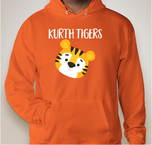 Kurth Tiger Hoodies Fundraiser - unisex shirt design - front