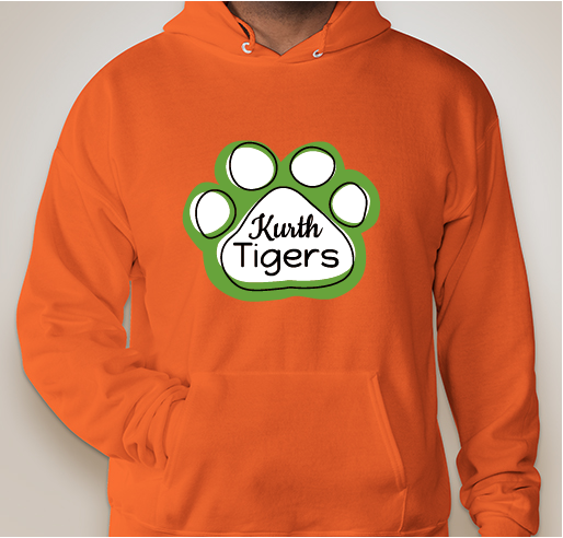Tiger Paw Hoodie Fundraiser - unisex shirt design - front