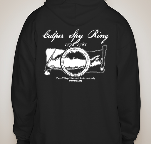 Support TVHS | Culper Spy Ring Hoodie for Cold Weather Fundraiser - unisex shirt design - back