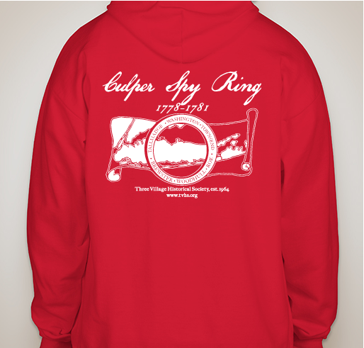 Support TVHS | Culper Spy Ring Hoodie for Cold Weather Fundraiser - unisex shirt design - back