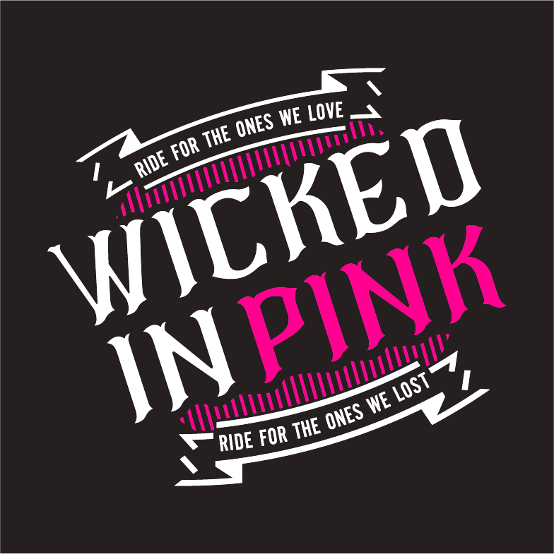 Wicked In Pink 2020 T-Shirt Fundraiser shirt design - zoomed