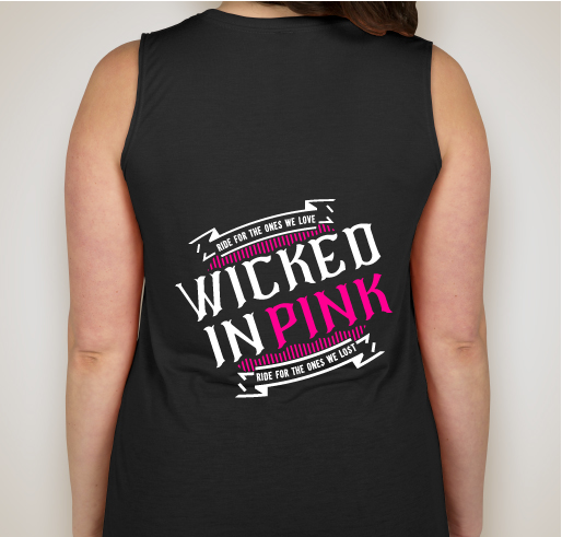 Wicked In Pink 2020 T-Shirt Fundraiser Fundraiser - unisex shirt design - back